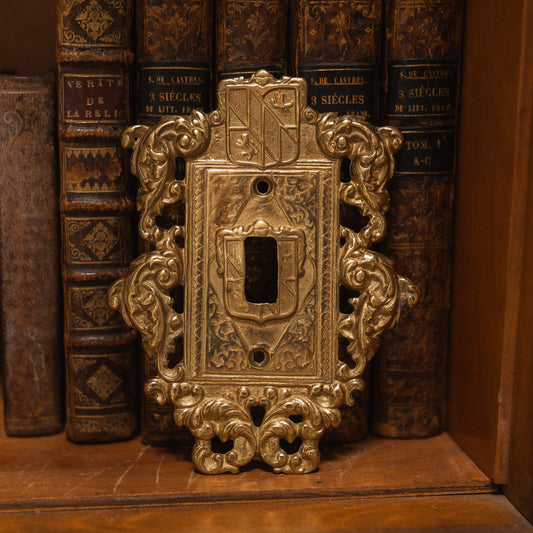Brass Lightswitch Cover by Virginia Metalcrafters