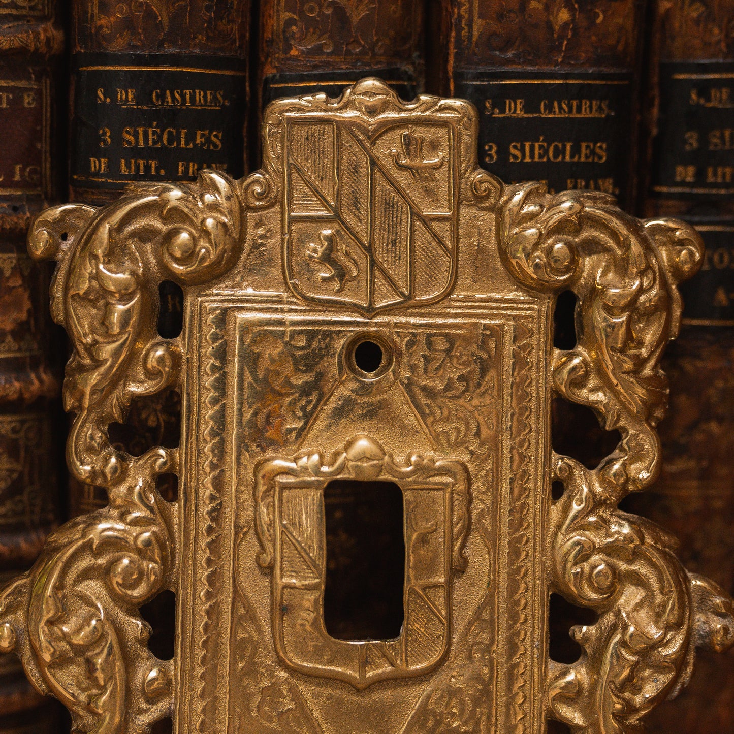 Brass Lightswitch Cover by Virginia Metalcrafters