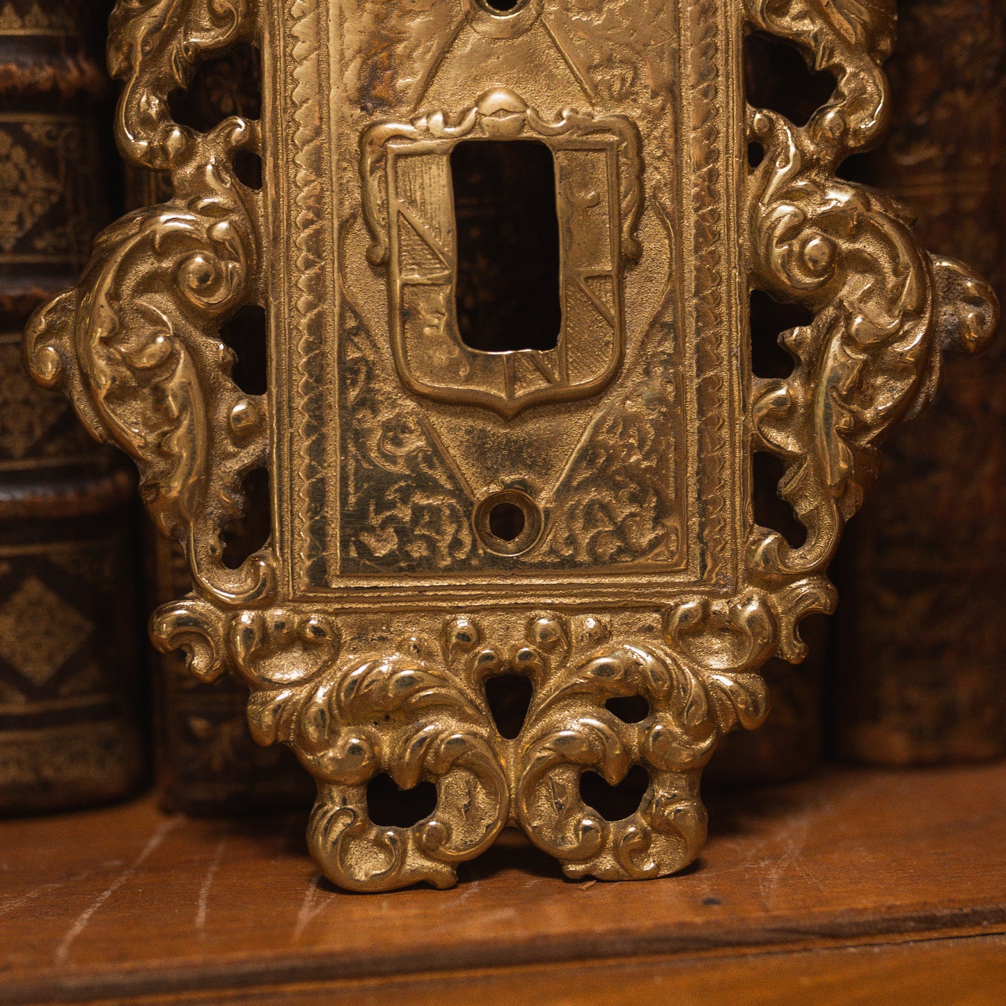 Brass Lightswitch Cover by Virginia Metalcrafters