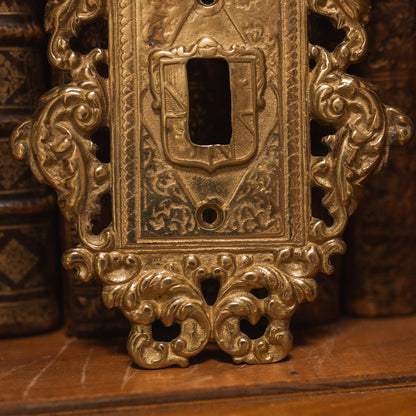 Brass Lightswitch Cover by Virginia Metalcrafters