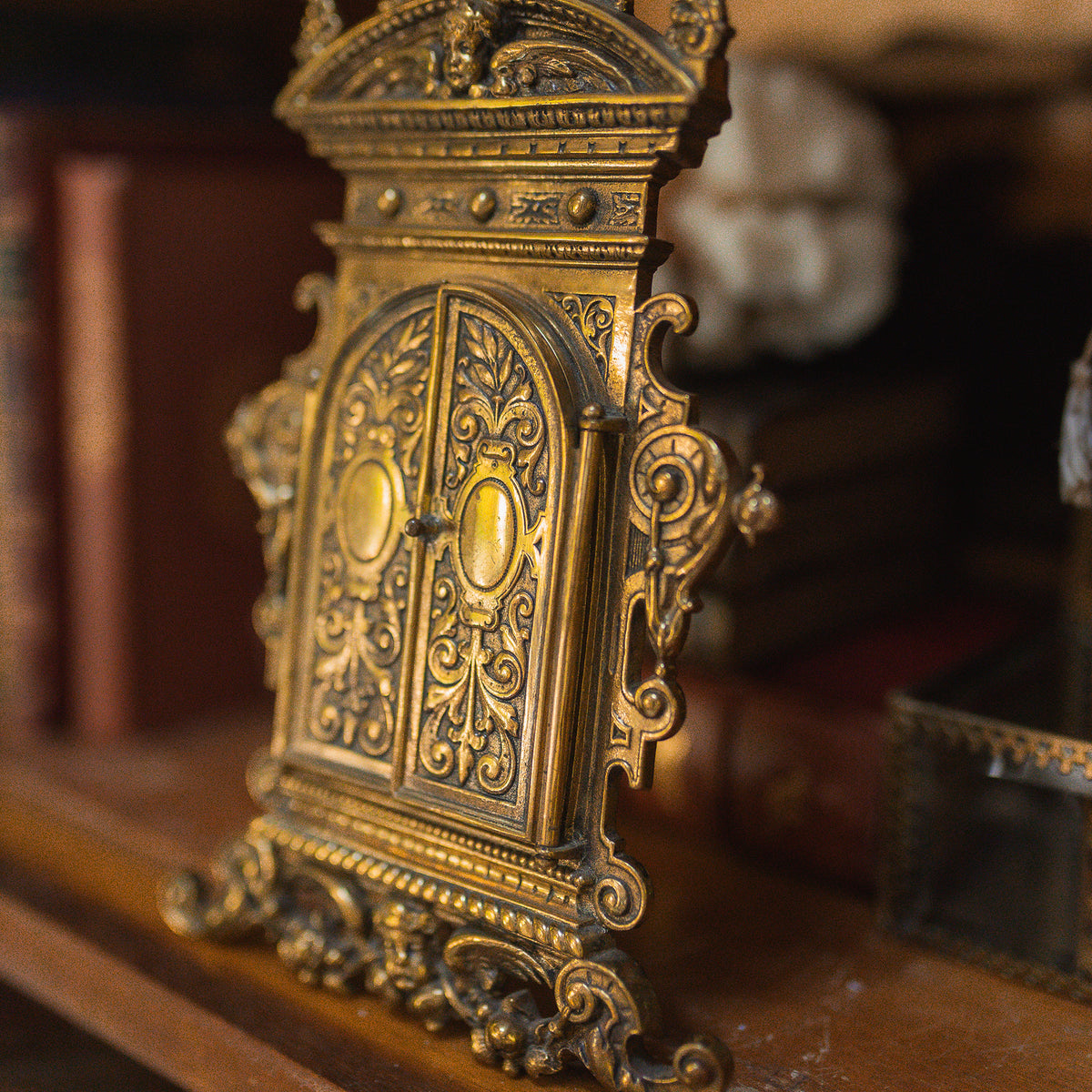 Antique Brass Frame With Doors