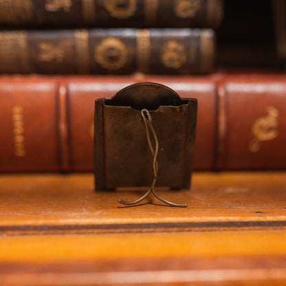 Miniature Enamel and Brass Frame