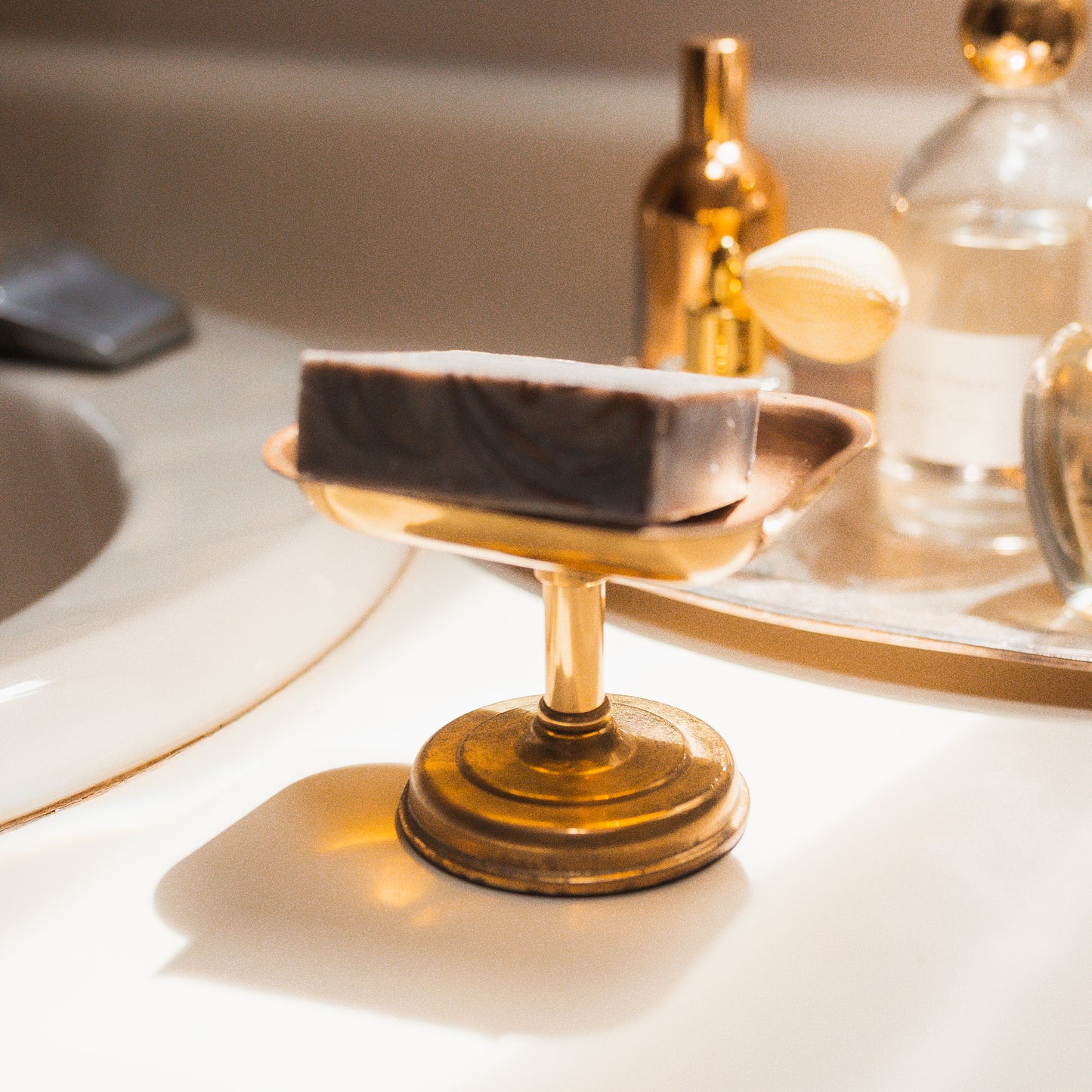 Brass Soap Stand