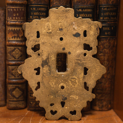 Brass Lightswitch Cover by Virginia Metalcrafters