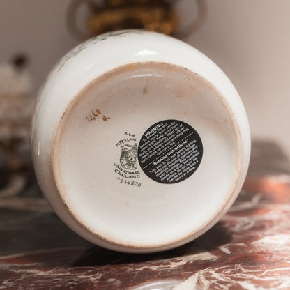 Vintage John Edwards English Ceramic Beeswax Candle