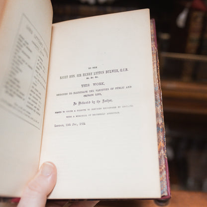 Set of 4 Antique Lytton's Novels