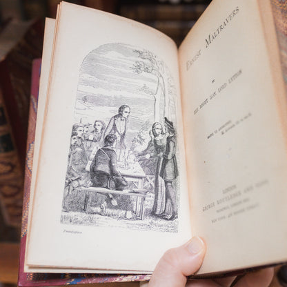 Set of 4 Antique Lytton's Novels