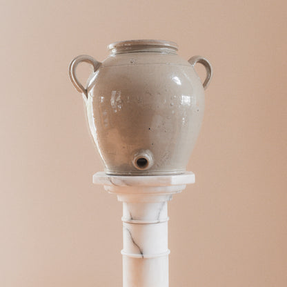 Large French Confit Jar in Creamy Glaze