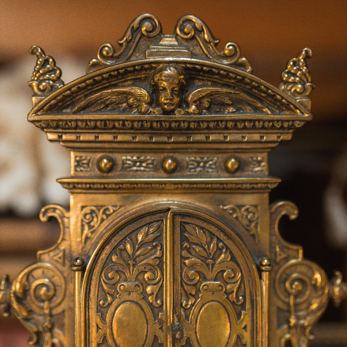 Antique Brass Frame With Doors