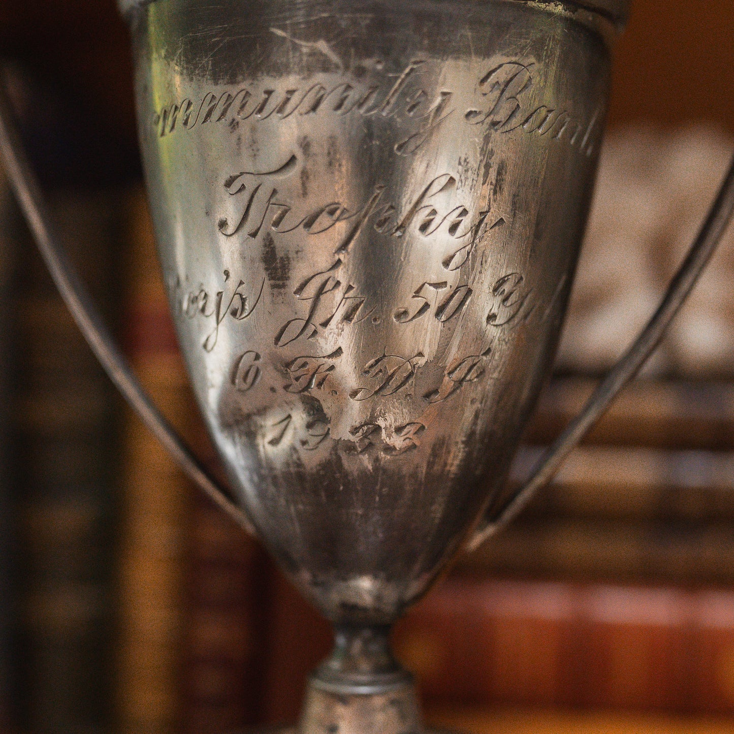 Vintage Silver Plated Running Trophy