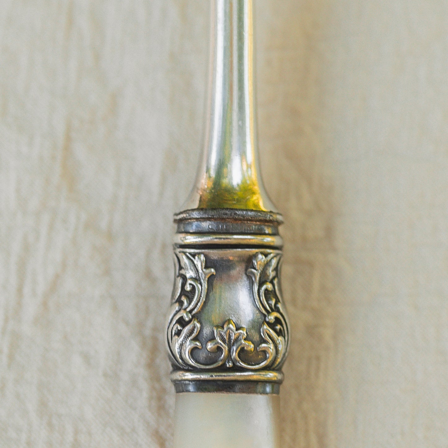 Sterling & Mother of Pearl Cheese Knife