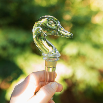 Crystal Duck Decanter Stopper