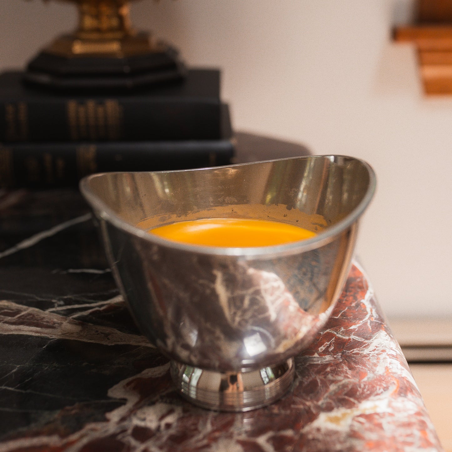 Gentry Pewter Beeswax Candle