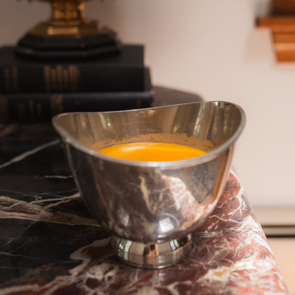 Gentry Pewter Beeswax Candle