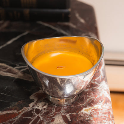 Gentry Pewter Beeswax Candle