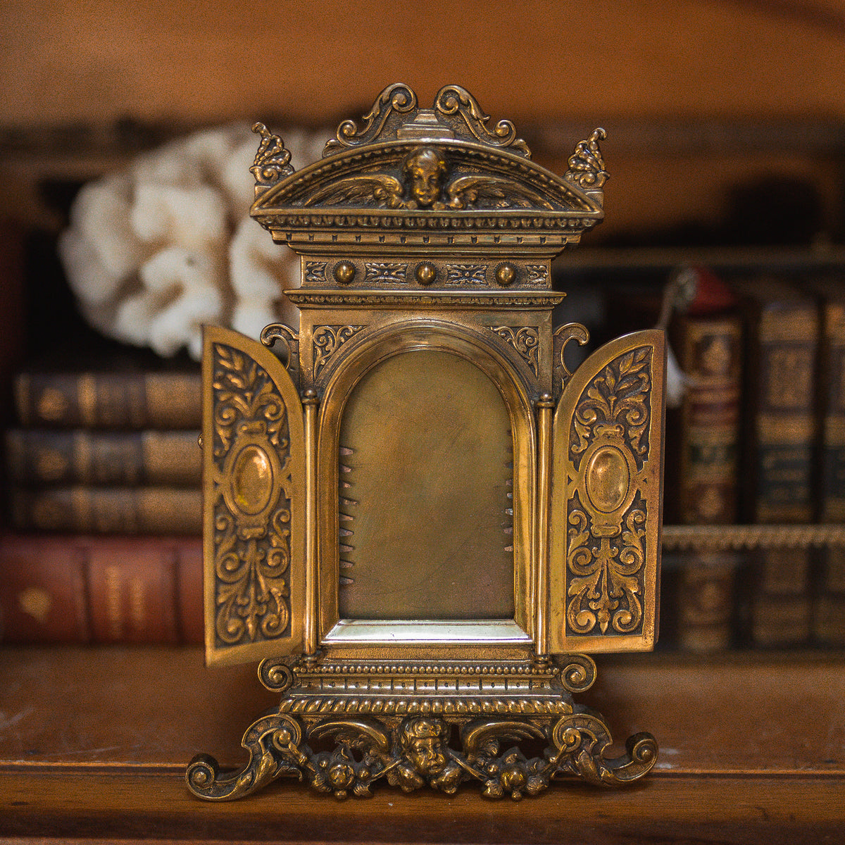 Antique Brass Frame With Doors