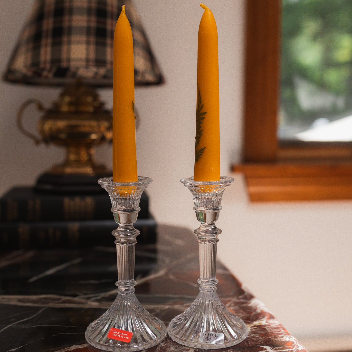 Vintage Towle Crystal Candlesticks