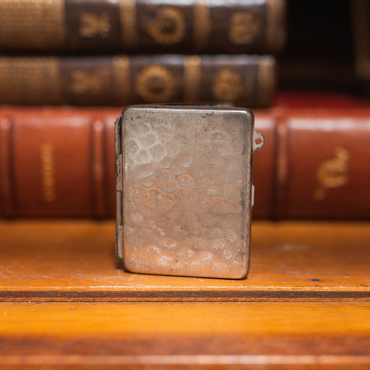 Miniature Silver-Toned Locket Frame